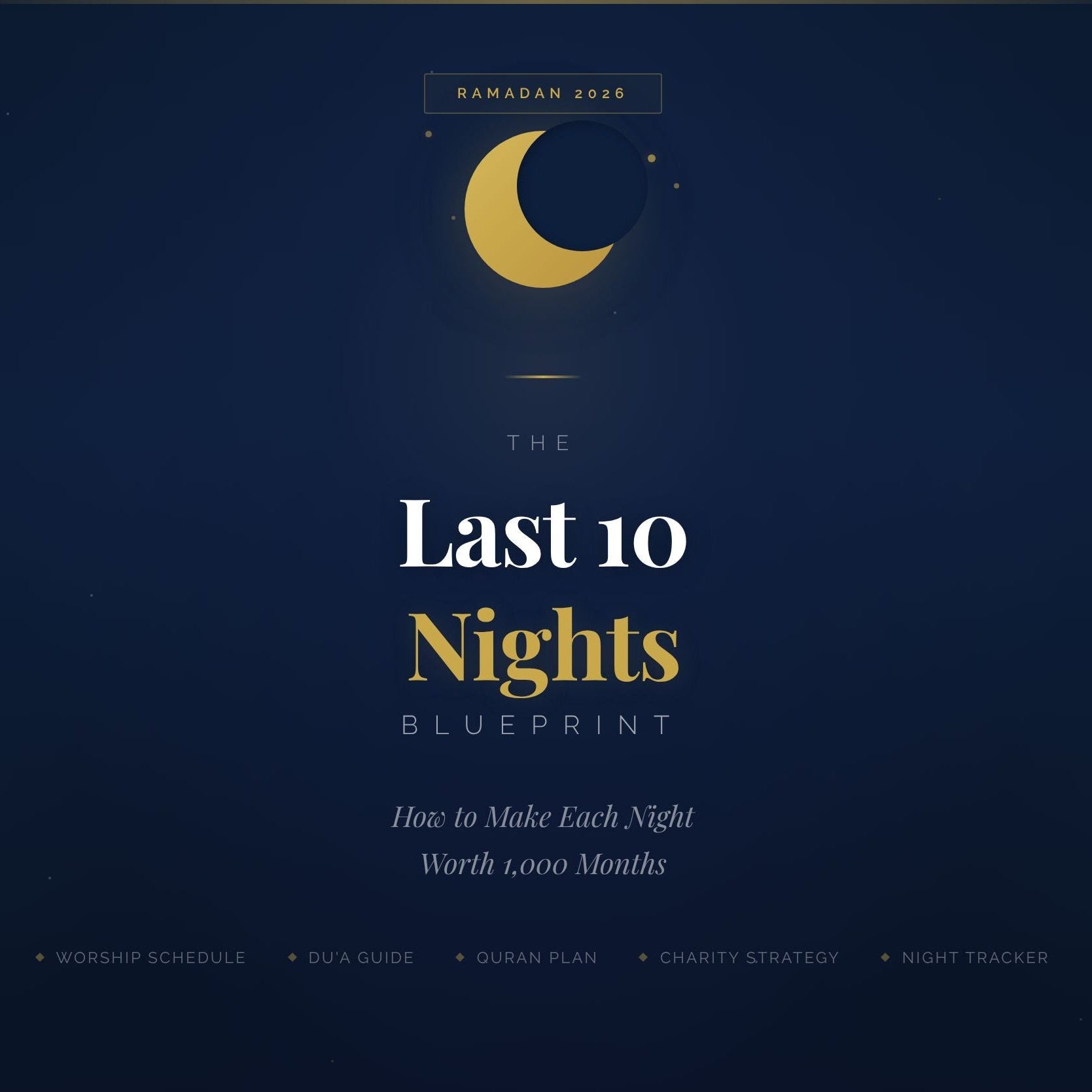 The Last 10 Nights Blueprint: How to Make Each Night Worth 1,000 Months